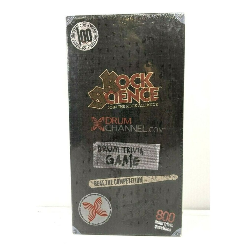 Rock Science Drum Trivia Game Ultimate Rock N' Roll Drum Knowledge Rock Bands - Picture 2 of 3